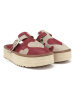 Calceo Clogs in Rot/ Creme