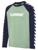 Hummel Longsleeve in Grün/ Dunkelblau