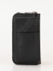 Lia Biassoni Skórzany portfel "Cerca" w kolorze czarnym
