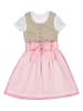 Turi Landhaus Dirndl beige/lichtroze