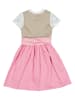 Turi Landhaus Dirndl beige/lichtroze
