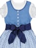 Turi Landhaus Dirndl in Blau/ Hellblau