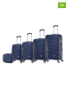 Canadian Peak 5-delige hardcase-trolleyset "Solomuneak" donkerblauw