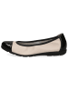 Caprice Leder-Ballerinas in Beige