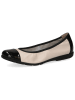 Caprice Leder-Ballerinas in Beige
