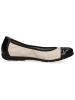Caprice Leder-Ballerinas in Beige