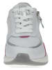 Caprice Leren sneakers wit/roze