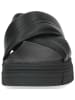 Caprice Leren slippers zwart