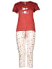 Melissa Brown Pyjama in Rot/ Weiß