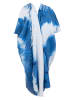 Towel to Go 2in1-Strandtuch und Pareo in Blau/ Weiß - (L)180 x (B)100 cm