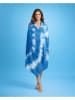 Towel to Go Strandtuch "Tie Dye" in Blau/ Weiß - (L)180 x (B)100 cm