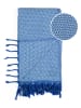 Towel to Go Hamamtuch "Samos" in Blau/ Mint - (L)175 x (B)95 cm