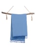 Towel to Go Hamamtuch "Samos" in Blau/ Mint - (L)175 x (B)95 cm