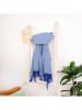 Towel to Go Hamamtuch "Samos" in Blau/ Hellblau - (L)175 x (B)95 cm
