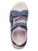 Lurchi Leren sandalen "Fia" blauw/lichtroze