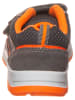 Lurchi Leder-Sneakers "Maxim" in Grau/ Orange