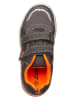 Lurchi Skórzane sneakersy "Maxim" w kolorze szaro-pomarańczowym