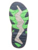 Lurchi Skórzane sandały "Bastian" w kolorze granatowo-zielonym
