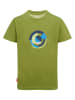 Trollkids Koszulka funkcyjna "Sognefjord T" w kolorze zielonym