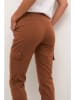 Kaffe Cargohose in Hellbraun