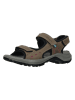 Imac Leder-Sandalen in Braun/ Schwarz