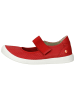 softinos Leder-Ballerinas in Rot