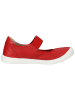softinos Leder-Ballerinas in Rot