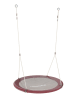 Hudora Huśtawka "Lounge" w kolorze czerwonym - Ø 110 cm - 3+