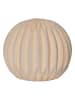 STAR Trading LED-Dekoobjekt "Sandy" in Creme - Ø 25,5 cm