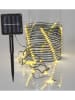STAR Trading LED-Solarlichterkette "Dew Drop Micro" in Schwarz - (L)7,4 m