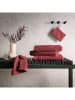 HNL 2-delige set: badhanddoeken "Prestige" rood