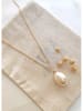 atelier MIU Vergold. Halskette mit Perle - (L)45 cm