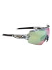 SWISSEYE Okulary sportowe "Signal" w kolorze zielono-jasnoróżowym