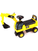Turbo Challenge Loopwagen "Caterpillar Bagger" geel - vanaf 12 maanden