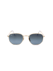 Ray Ban Unisex-Sonnenbrille in Dunkelblau/ Gold