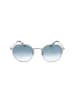 Ray Ban Damskie okulary przeciwsłoneczne w kolorze srebrno-błękitnym