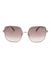 Jimmy Choo Damen-Sonnenbrille in Hellbraun/ Gold