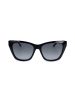 Jimmy Choo Damskie okulary przeciwsłoneczne w kolorze granatowo-czarnym