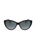 Jimmy Choo Damskie okulary przeciwsłoneczne w kolorze złoto-czarnym