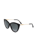 Jimmy Choo Damskie okulary przeciwsłoneczne w kolorze złoto-czarnym
