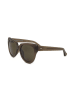 Linda Farrow Damskie okulary przeciwsłoneczne w kolorze brązowym