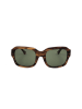 Linda Farrow Męskie okulary przeciwsłoneczne w kolorze brązowo-szarym