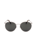 Linda Farrow Męskie okulary przeciwsłoneczne w kolorze srebrno-czarnym