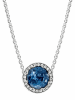 Pandora Silber-Bead mit Edelsteinen und Kristall