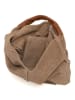 Anna Morellini Leder-Shopper "Eleonora" in Taupe - (B)40 x (H)31 x (T)2 cm