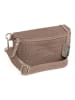 Anna Morellini Leren heuptas "Azzurra" taupe - (B)21 x (H)13 x (D)6 cm