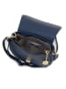 Anna Morellini Leder-Umhängetasche "Iseppa" in Dunkelblau - (B)24 x (H)21 x (T)9 cm