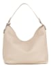 Anna Morellini Leren schoudertas "Ricciarda" beige - (B)35 x (H)24 x (D)10 cm