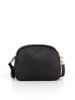 Anna Morellini Leder-Umhängetasche "Veriana" in Schwarz - (B)22 x (H)18 x (T)7 cm