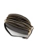 Anna Morellini Leder-Umhängetasche "Veriana" in Schwarz - (B)22 x (H)18 x (T)7 cm